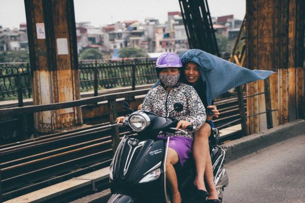 Vietnamky na motorce